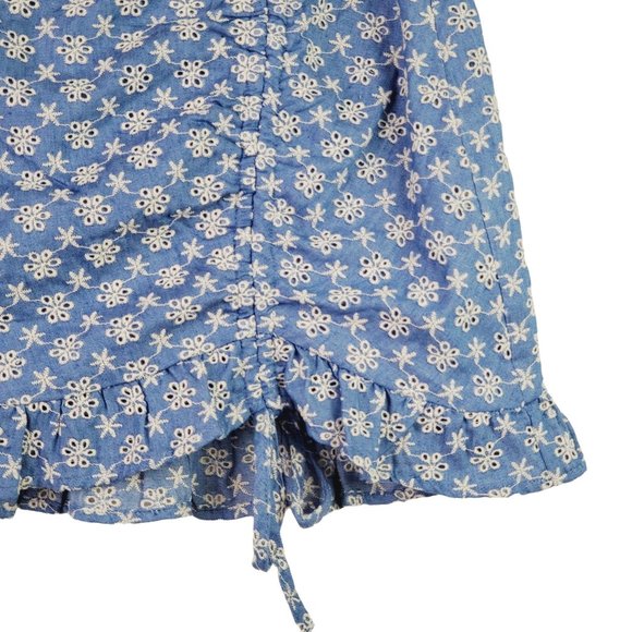 Le Lis Denim Eyelet Two Piece Outfit Sz S, NWT - Picture 9 of 13